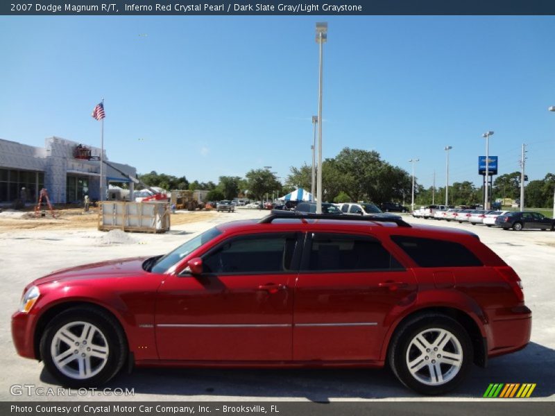 Inferno Red Crystal Pearl / Dark Slate Gray/Light Graystone 2007 Dodge Magnum R/T