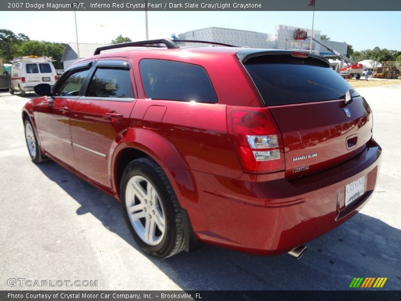 Inferno Red Crystal Pearl / Dark Slate Gray/Light Graystone 2007 Dodge Magnum R/T