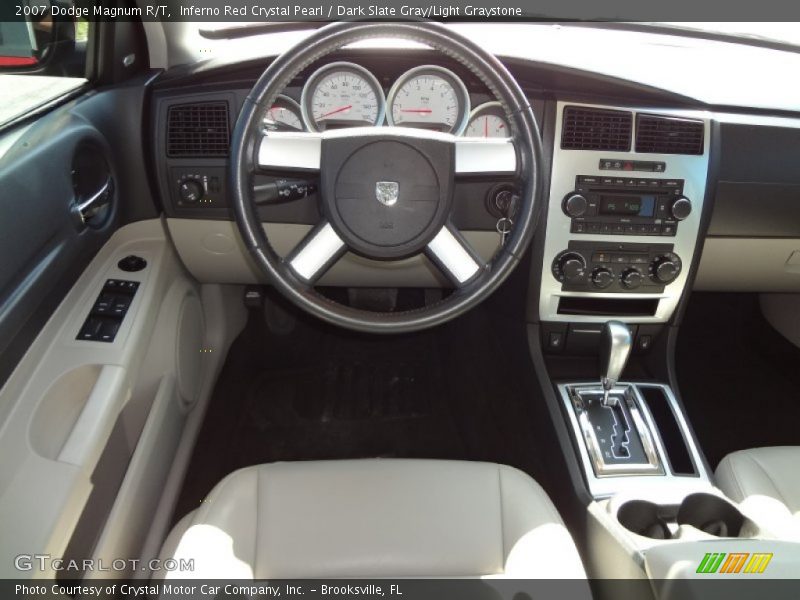 Inferno Red Crystal Pearl / Dark Slate Gray/Light Graystone 2007 Dodge Magnum R/T