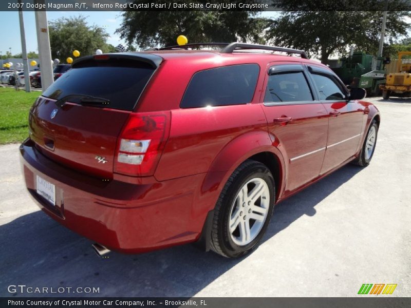 Inferno Red Crystal Pearl / Dark Slate Gray/Light Graystone 2007 Dodge Magnum R/T