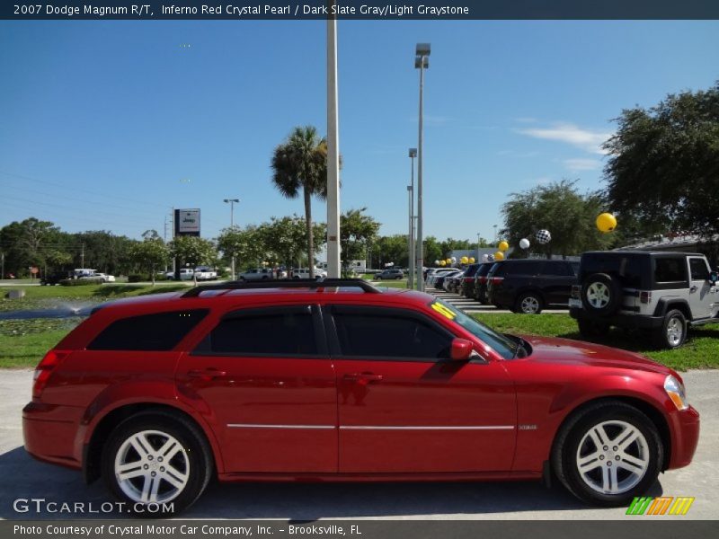 Inferno Red Crystal Pearl / Dark Slate Gray/Light Graystone 2007 Dodge Magnum R/T