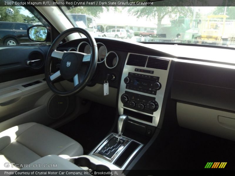 Inferno Red Crystal Pearl / Dark Slate Gray/Light Graystone 2007 Dodge Magnum R/T