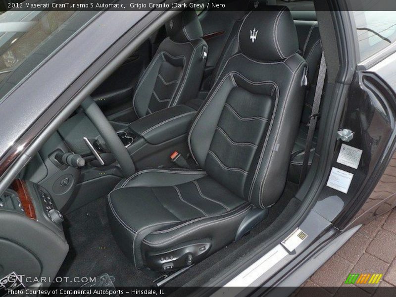 Front Seat of 2012 GranTurismo S Automatic