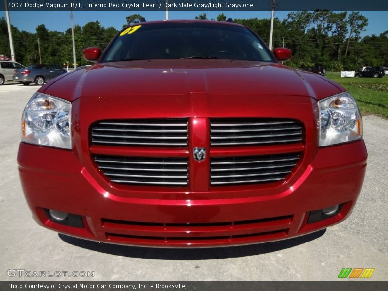 Inferno Red Crystal Pearl / Dark Slate Gray/Light Graystone 2007 Dodge Magnum R/T