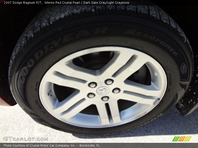 Inferno Red Crystal Pearl / Dark Slate Gray/Light Graystone 2007 Dodge Magnum R/T