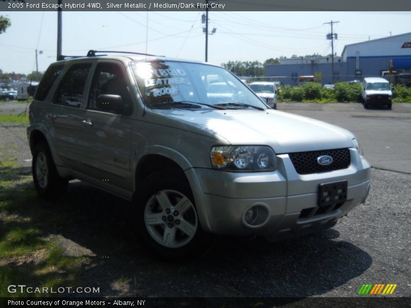 Silver Metallic / Medium/Dark Flint Grey 2005 Ford Escape Hybrid 4WD