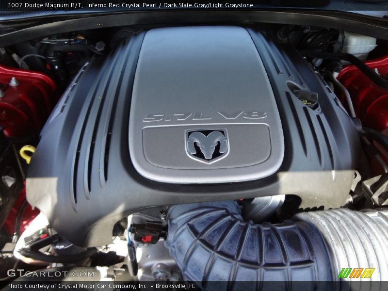 Inferno Red Crystal Pearl / Dark Slate Gray/Light Graystone 2007 Dodge Magnum R/T