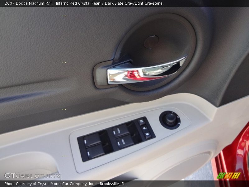 Inferno Red Crystal Pearl / Dark Slate Gray/Light Graystone 2007 Dodge Magnum R/T