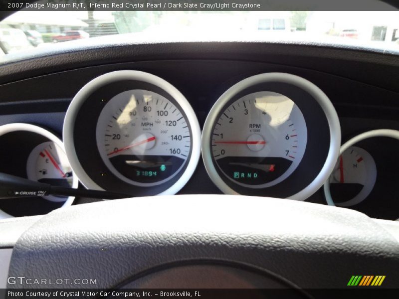 Inferno Red Crystal Pearl / Dark Slate Gray/Light Graystone 2007 Dodge Magnum R/T