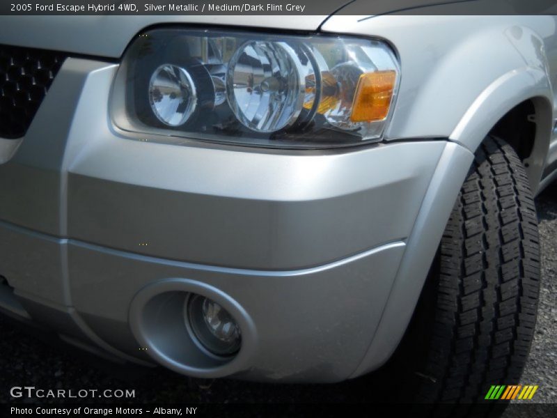 Silver Metallic / Medium/Dark Flint Grey 2005 Ford Escape Hybrid 4WD
