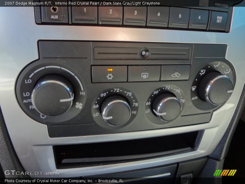 Inferno Red Crystal Pearl / Dark Slate Gray/Light Graystone 2007 Dodge Magnum R/T