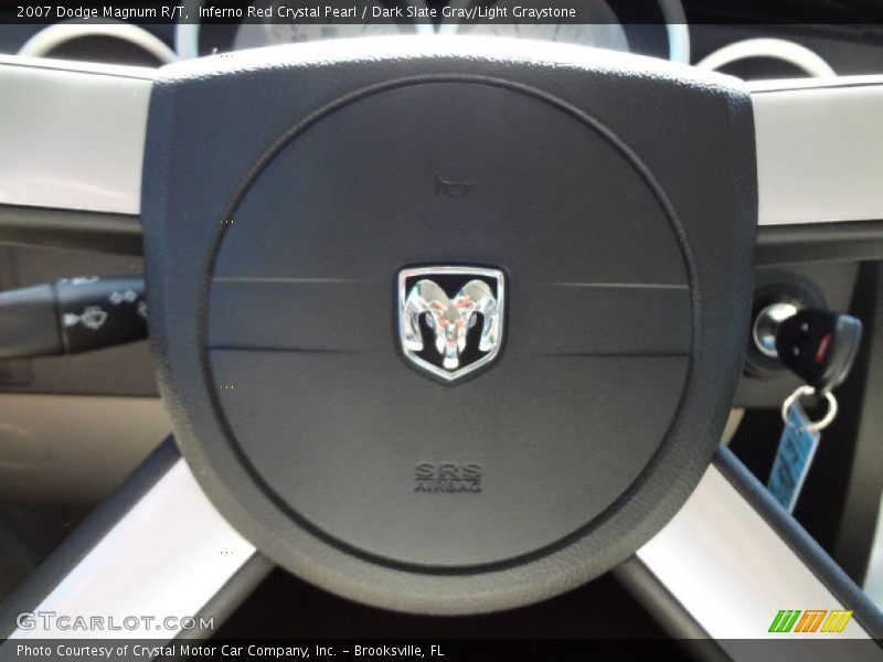 Inferno Red Crystal Pearl / Dark Slate Gray/Light Graystone 2007 Dodge Magnum R/T