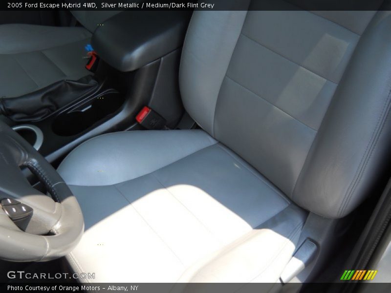 Silver Metallic / Medium/Dark Flint Grey 2005 Ford Escape Hybrid 4WD