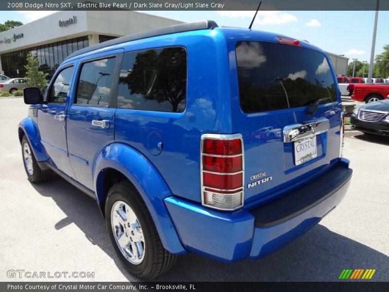 Electric Blue Pearl / Dark Slate Gray/Light Slate Gray 2008 Dodge Nitro SXT