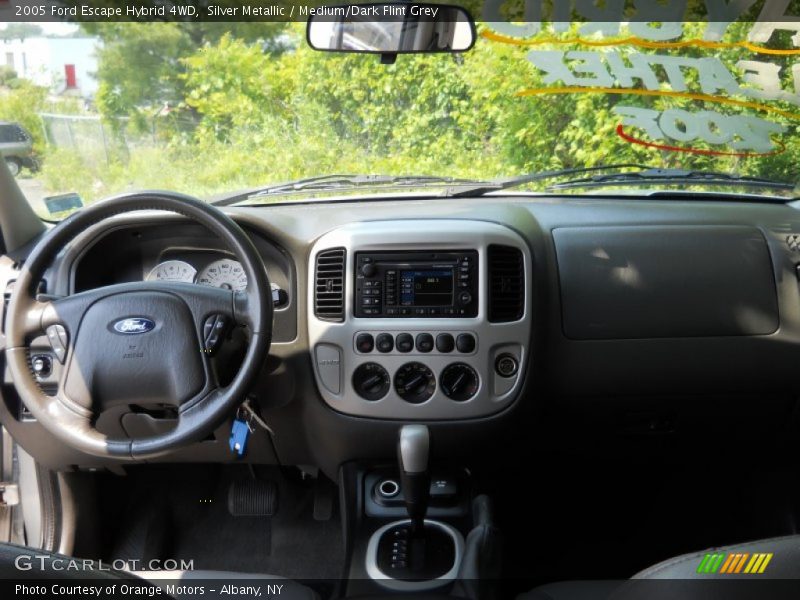 Silver Metallic / Medium/Dark Flint Grey 2005 Ford Escape Hybrid 4WD