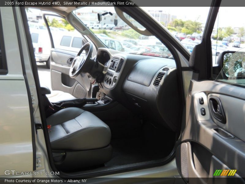 Silver Metallic / Medium/Dark Flint Grey 2005 Ford Escape Hybrid 4WD
