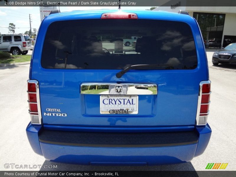 Electric Blue Pearl / Dark Slate Gray/Light Slate Gray 2008 Dodge Nitro SXT
