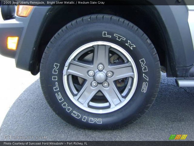 Bright Silver Metallic / Medium Slate Gray 2005 Jeep Liberty Renegade