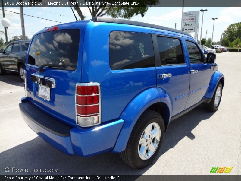 Electric Blue Pearl / Dark Slate Gray/Light Slate Gray 2008 Dodge Nitro SXT