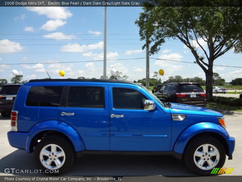 Electric Blue Pearl / Dark Slate Gray/Light Slate Gray 2008 Dodge Nitro SXT