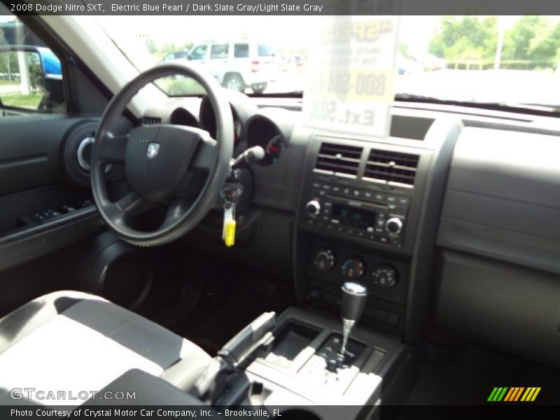 Electric Blue Pearl / Dark Slate Gray/Light Slate Gray 2008 Dodge Nitro SXT