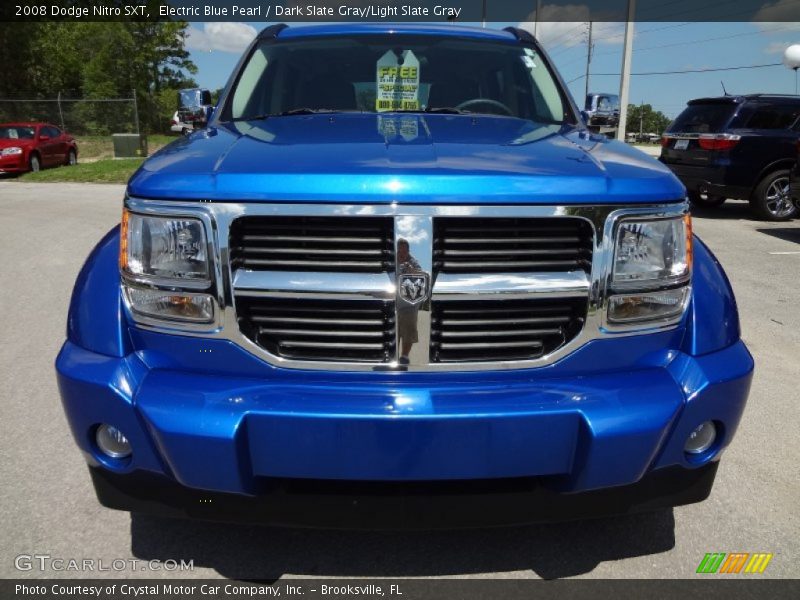 Electric Blue Pearl / Dark Slate Gray/Light Slate Gray 2008 Dodge Nitro SXT