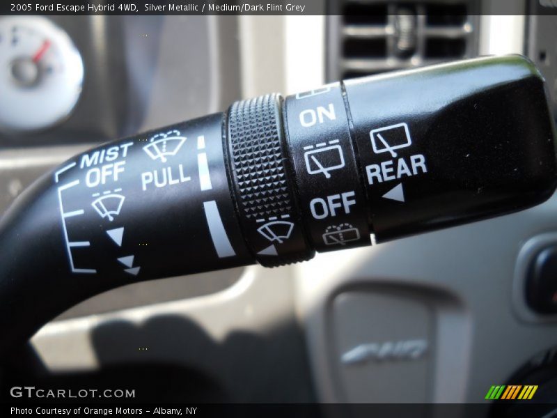 Silver Metallic / Medium/Dark Flint Grey 2005 Ford Escape Hybrid 4WD