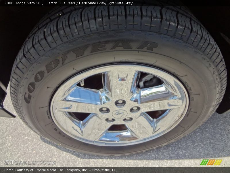 Electric Blue Pearl / Dark Slate Gray/Light Slate Gray 2008 Dodge Nitro SXT
