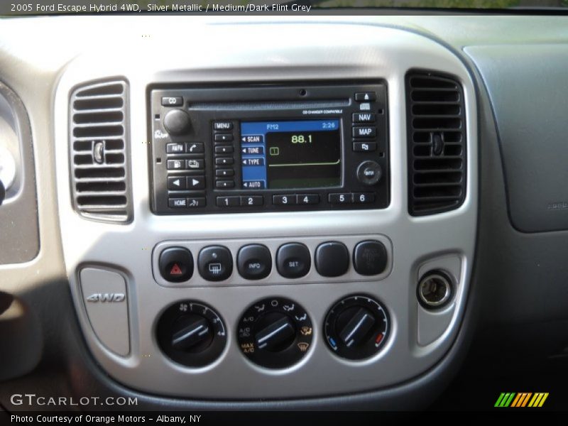 Silver Metallic / Medium/Dark Flint Grey 2005 Ford Escape Hybrid 4WD