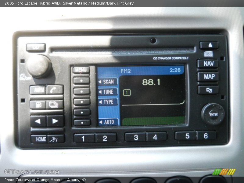 Silver Metallic / Medium/Dark Flint Grey 2005 Ford Escape Hybrid 4WD