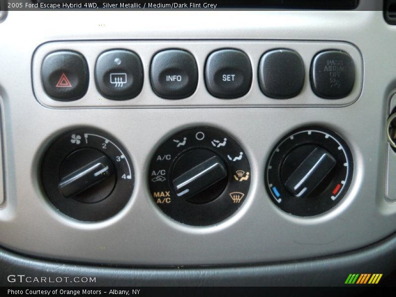 Silver Metallic / Medium/Dark Flint Grey 2005 Ford Escape Hybrid 4WD