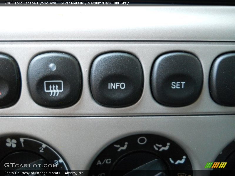 Silver Metallic / Medium/Dark Flint Grey 2005 Ford Escape Hybrid 4WD