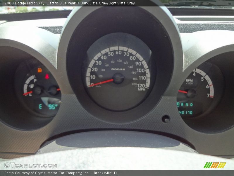 Electric Blue Pearl / Dark Slate Gray/Light Slate Gray 2008 Dodge Nitro SXT