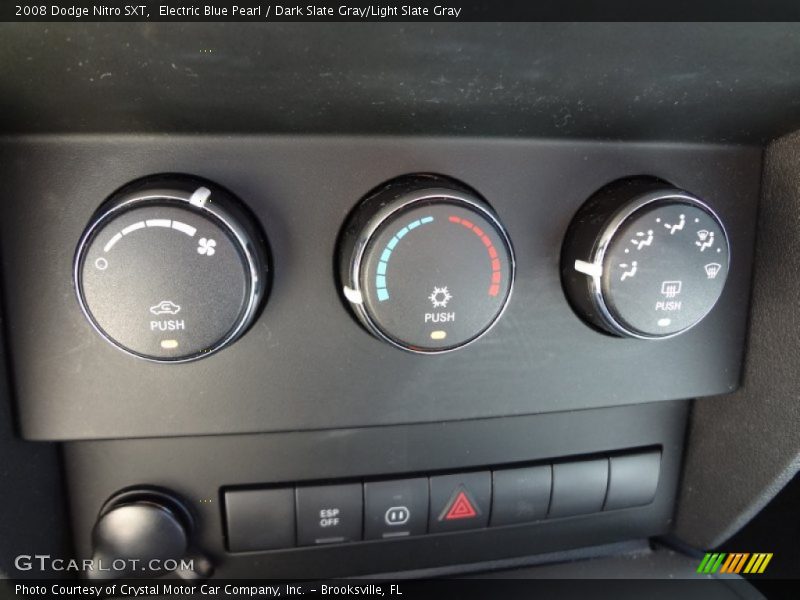 Electric Blue Pearl / Dark Slate Gray/Light Slate Gray 2008 Dodge Nitro SXT