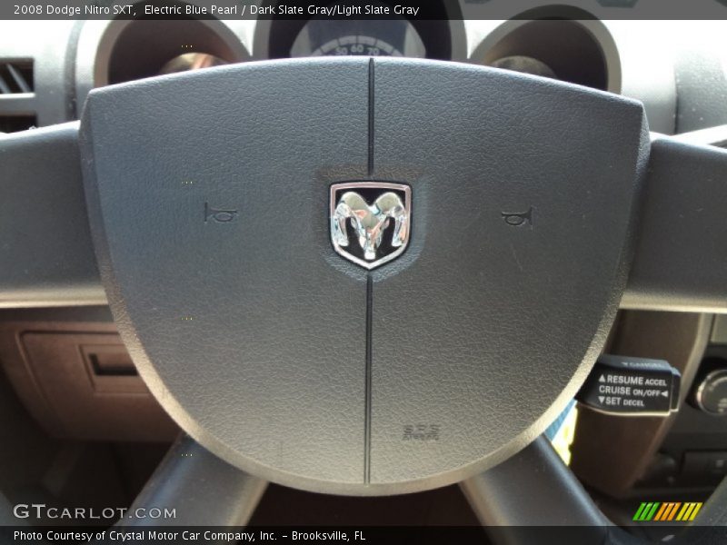 Electric Blue Pearl / Dark Slate Gray/Light Slate Gray 2008 Dodge Nitro SXT