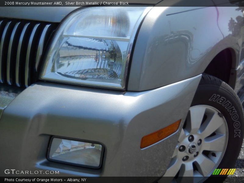 Silver Birch Metallic / Charcoal Black 2008 Mercury Mountaineer AWD