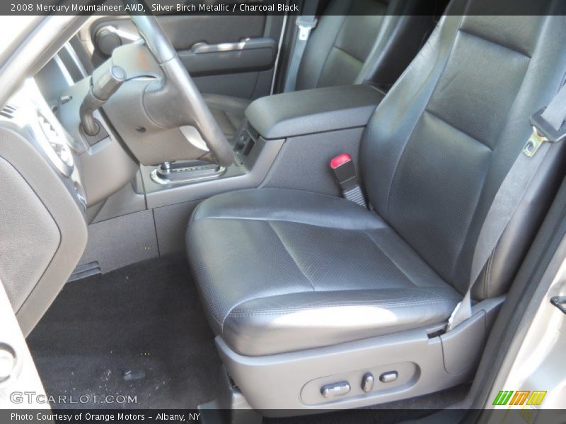 Silver Birch Metallic / Charcoal Black 2008 Mercury Mountaineer AWD