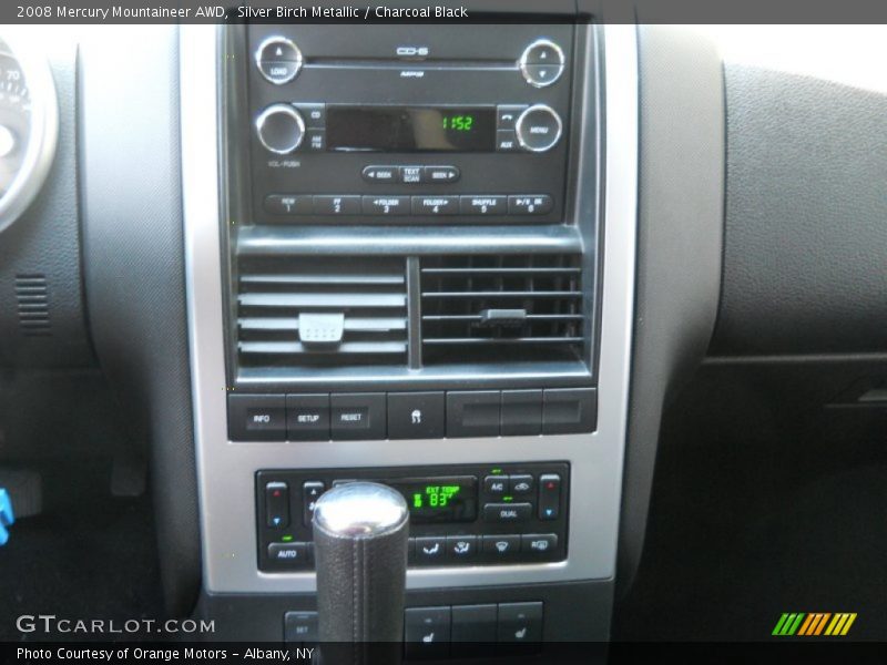 Silver Birch Metallic / Charcoal Black 2008 Mercury Mountaineer AWD