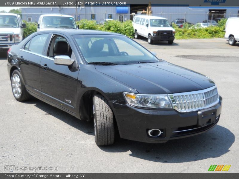 Tuxedo Black Metallic / Dark Charcoal 2009 Lincoln MKZ AWD Sedan