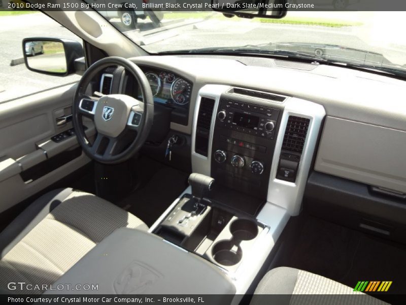 Brilliant Black Crystal Pearl / Dark Slate/Medium Graystone 2010 Dodge Ram 1500 Big Horn Crew Cab