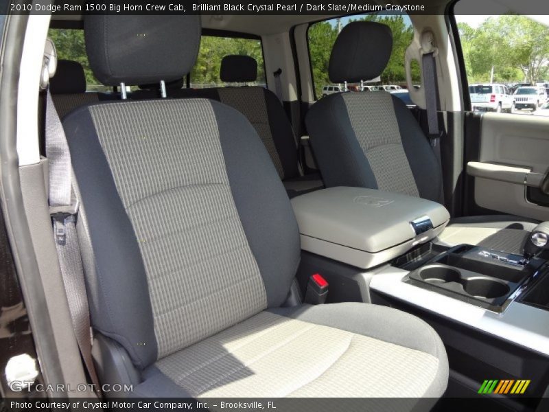 Brilliant Black Crystal Pearl / Dark Slate/Medium Graystone 2010 Dodge Ram 1500 Big Horn Crew Cab