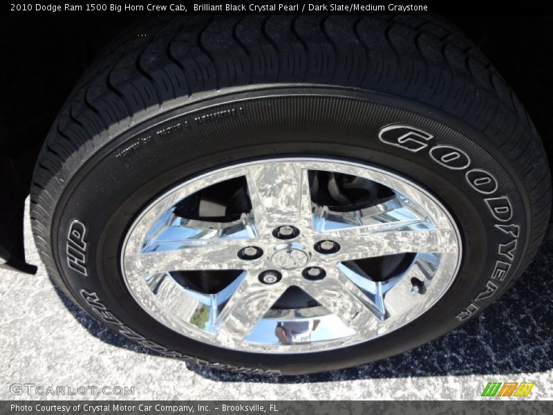 Brilliant Black Crystal Pearl / Dark Slate/Medium Graystone 2010 Dodge Ram 1500 Big Horn Crew Cab