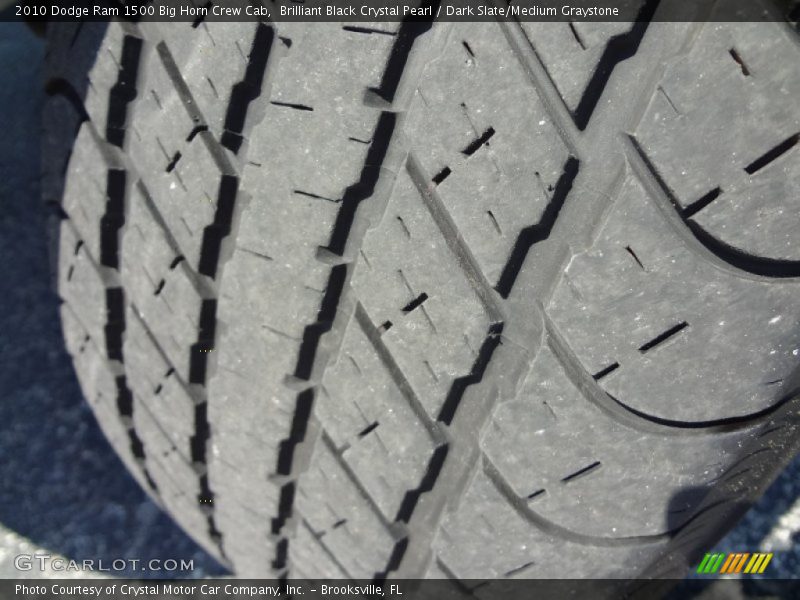 Brilliant Black Crystal Pearl / Dark Slate/Medium Graystone 2010 Dodge Ram 1500 Big Horn Crew Cab
