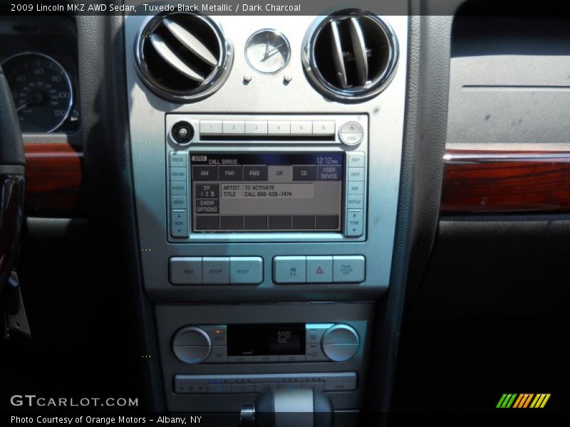 Tuxedo Black Metallic / Dark Charcoal 2009 Lincoln MKZ AWD Sedan