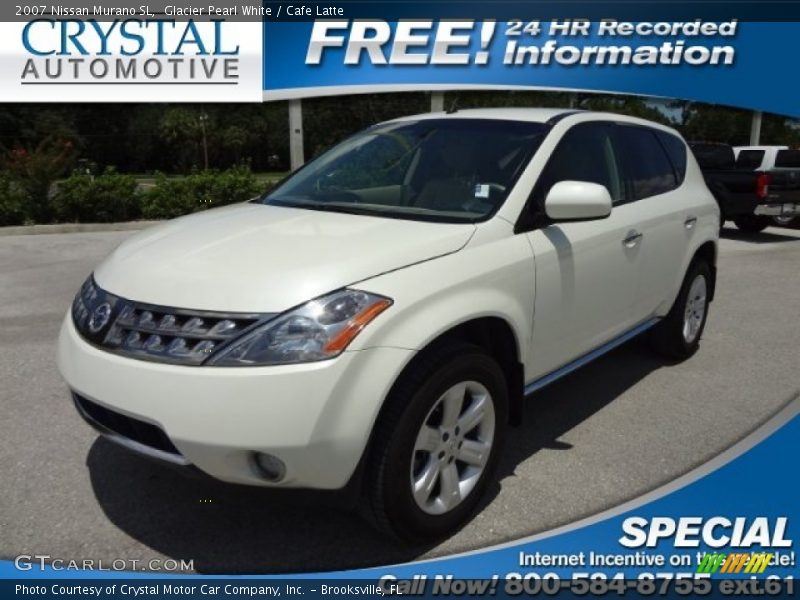 Glacier Pearl White / Cafe Latte 2007 Nissan Murano SL