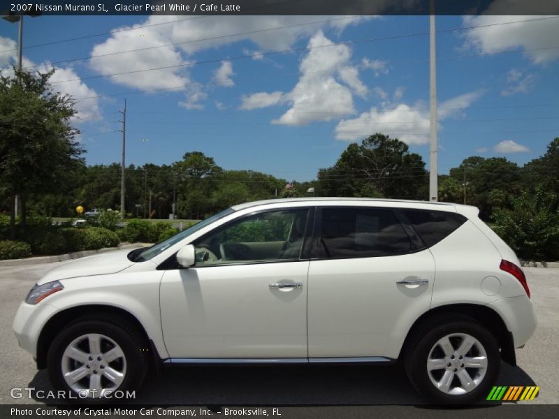 Glacier Pearl White / Cafe Latte 2007 Nissan Murano SL