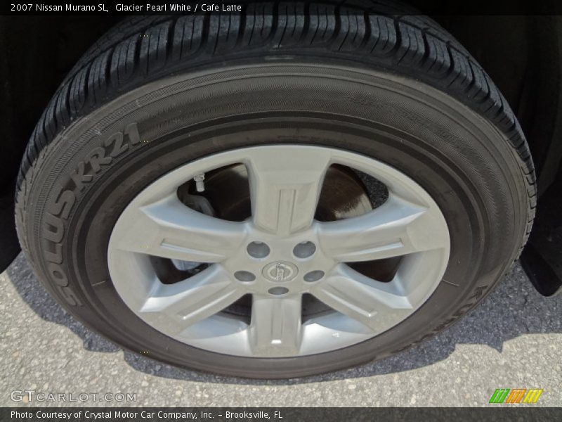 Glacier Pearl White / Cafe Latte 2007 Nissan Murano SL