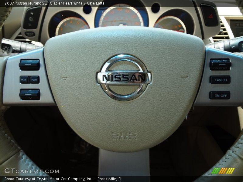 Glacier Pearl White / Cafe Latte 2007 Nissan Murano SL