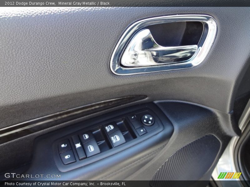 Mineral Gray Metallic / Black 2012 Dodge Durango Crew