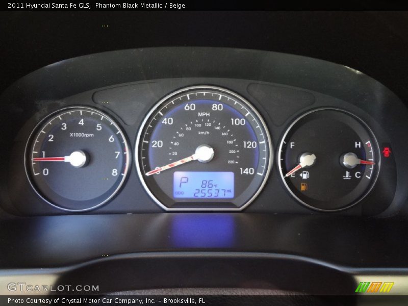  2011 Santa Fe GLS GLS Gauges